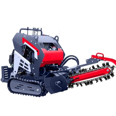 20 HP Gasoline Hydraulic System Chain Disc Crawler Trencher Machine