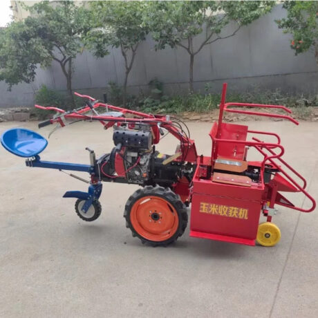 Walking Tractor Mini Hand Push Corn Reaper