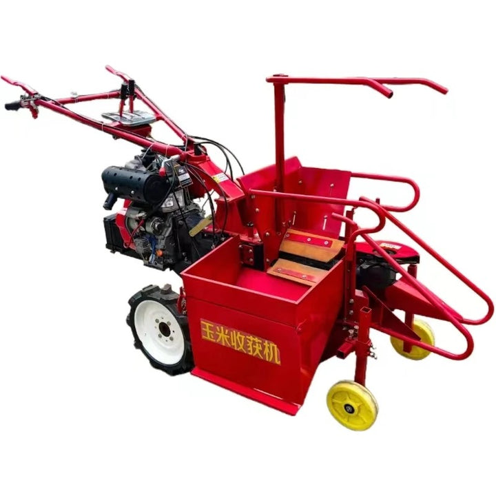 Walking Tractor Mini Hand Push Corn Reaper - Image 4